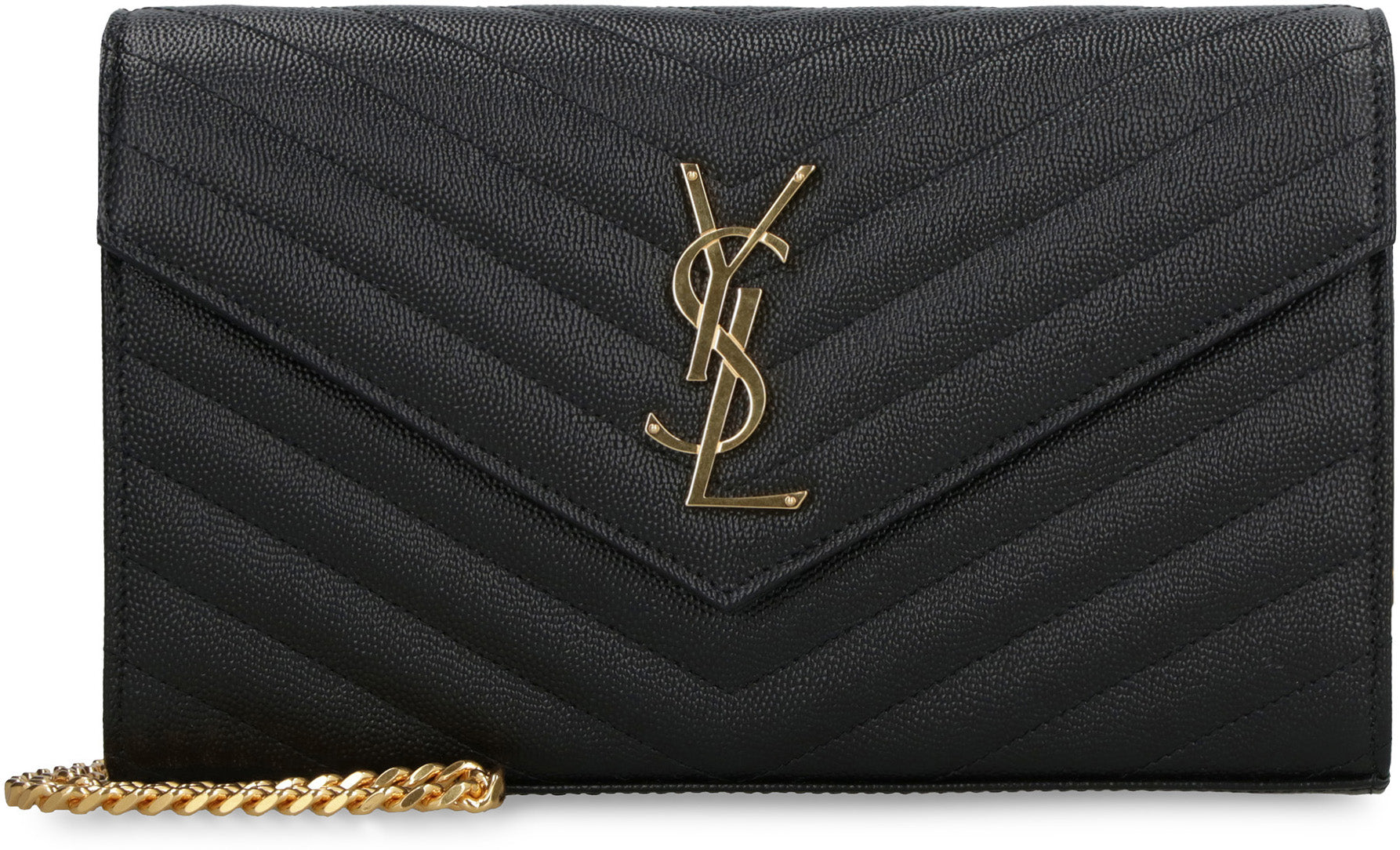 Saint Laurent Wallet on chain Cassandra in pelle