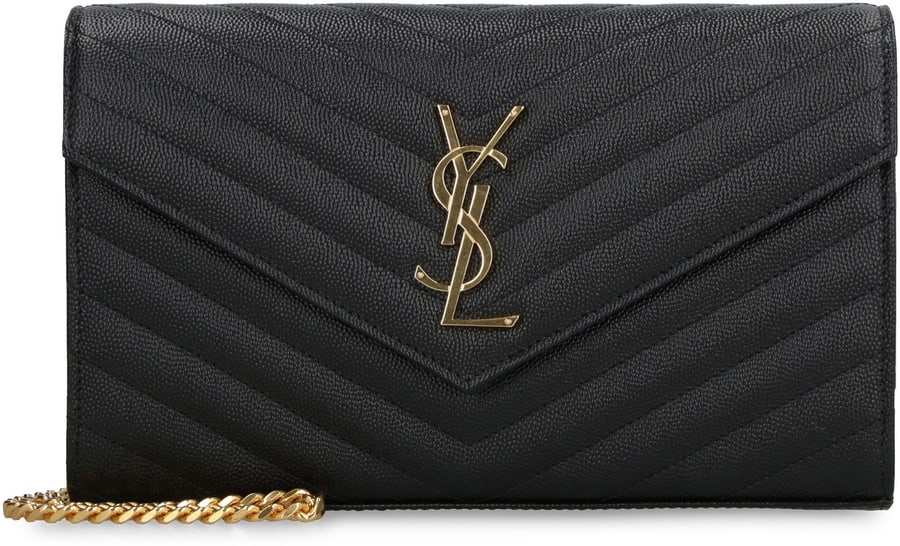Saint Laurent Wallet on chain Cassandra in pelle