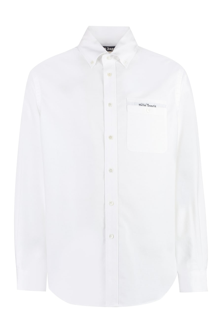 Palm Angels Camicia in cotone con collo button-down