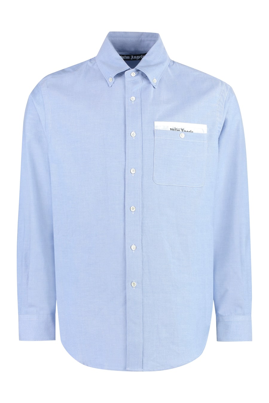 Palm Angels Camicia in cotone con collo button-down