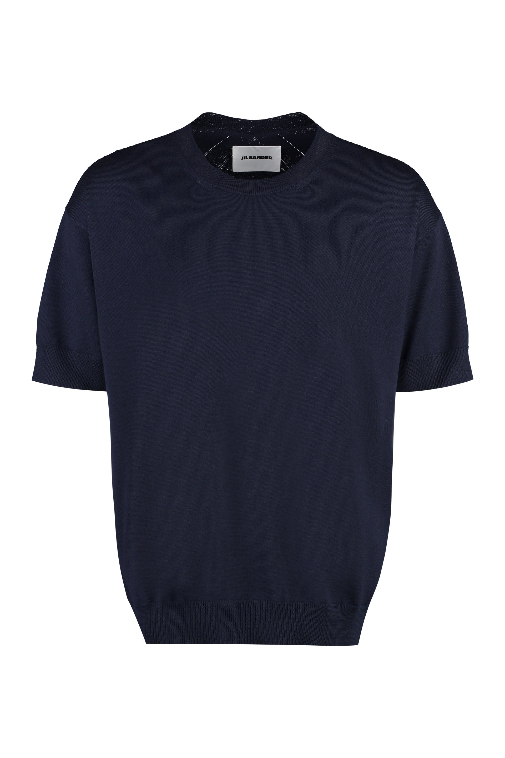 Jil Sander Maglione a maniche corte in lana