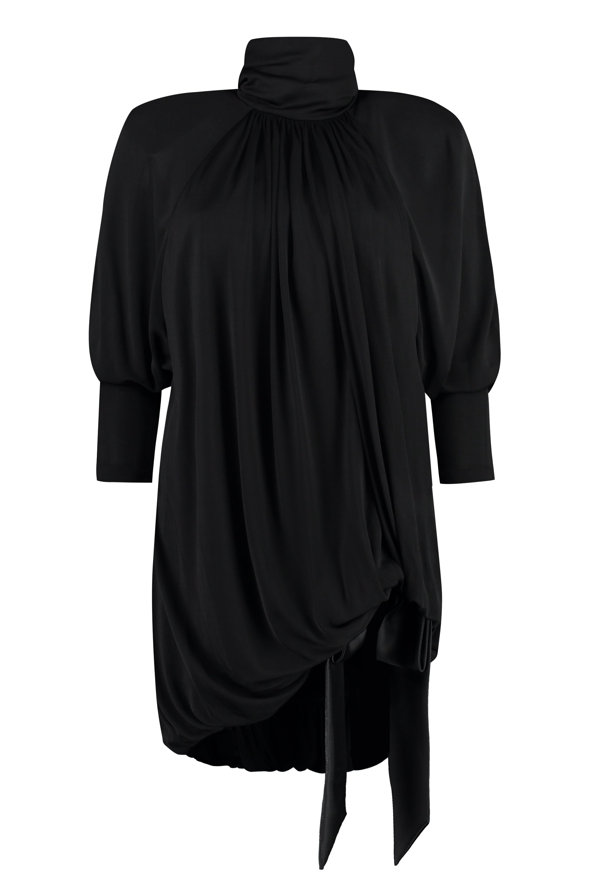 Saint Laurent Abito in jersey drappeggiato