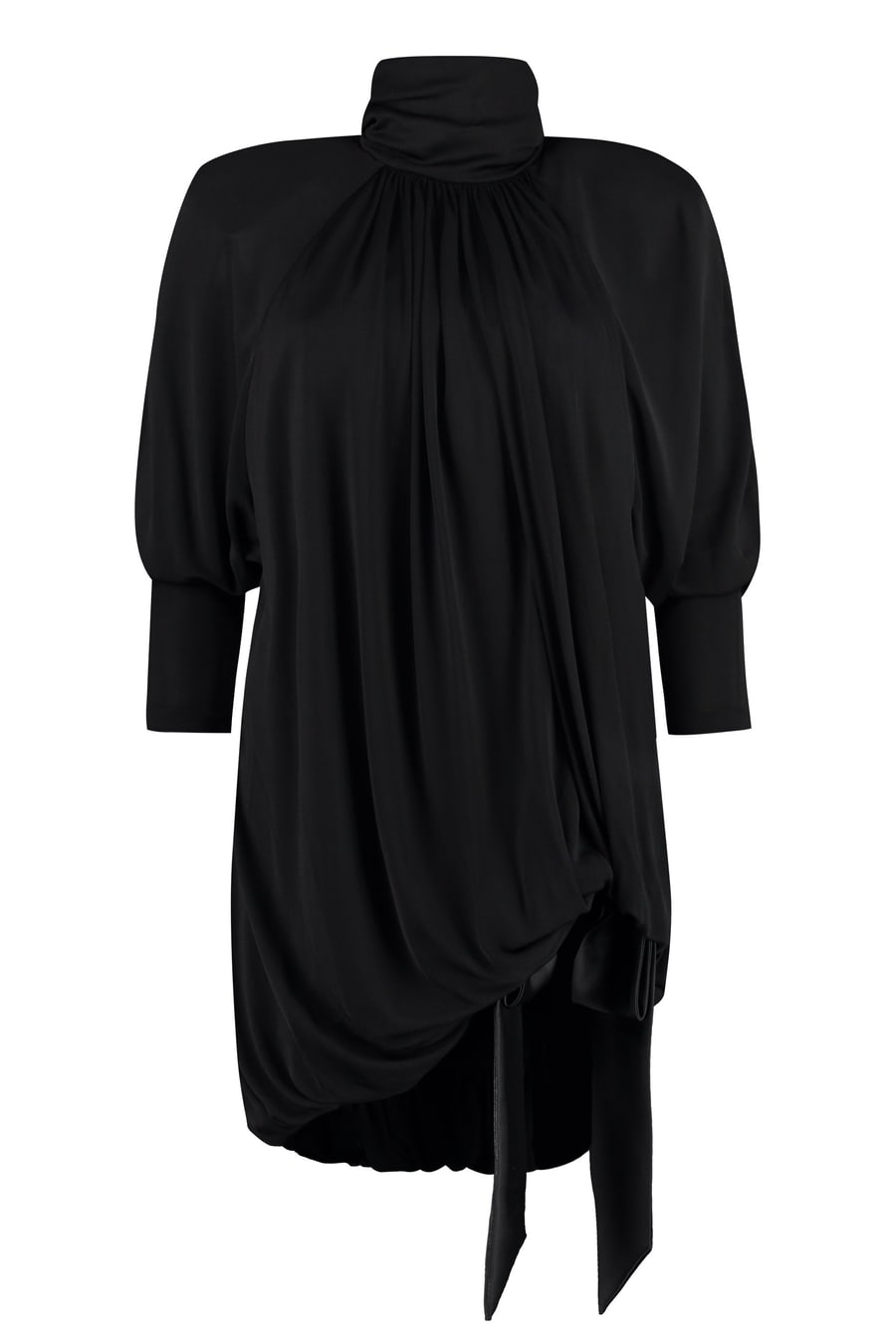 Saint Laurent Abito in jersey drappeggiato