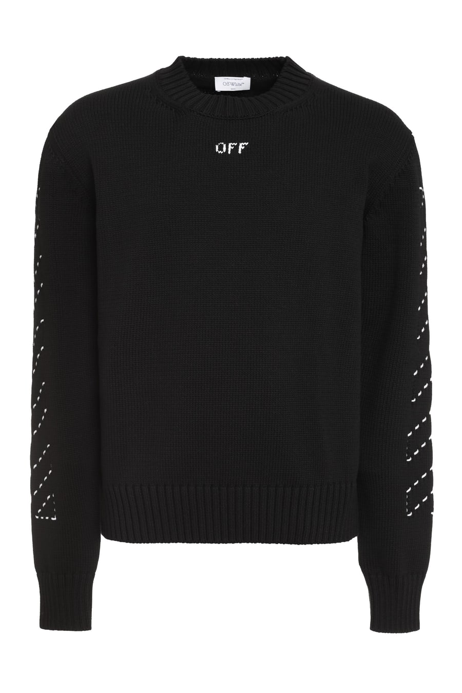 Off-White Maglione girocollo in cotone