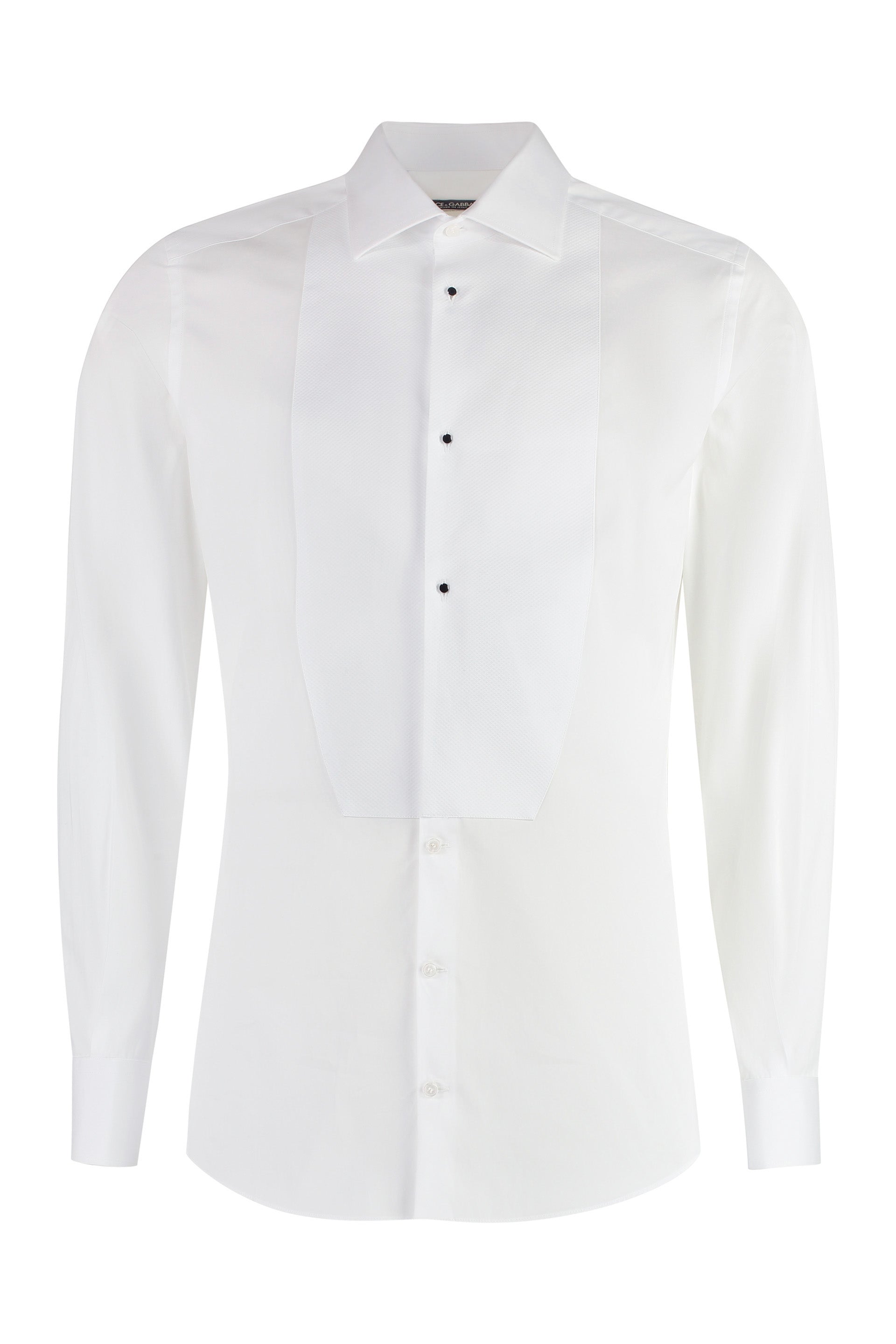 Dolce & Gabbana Camicia tuxedo in popeline