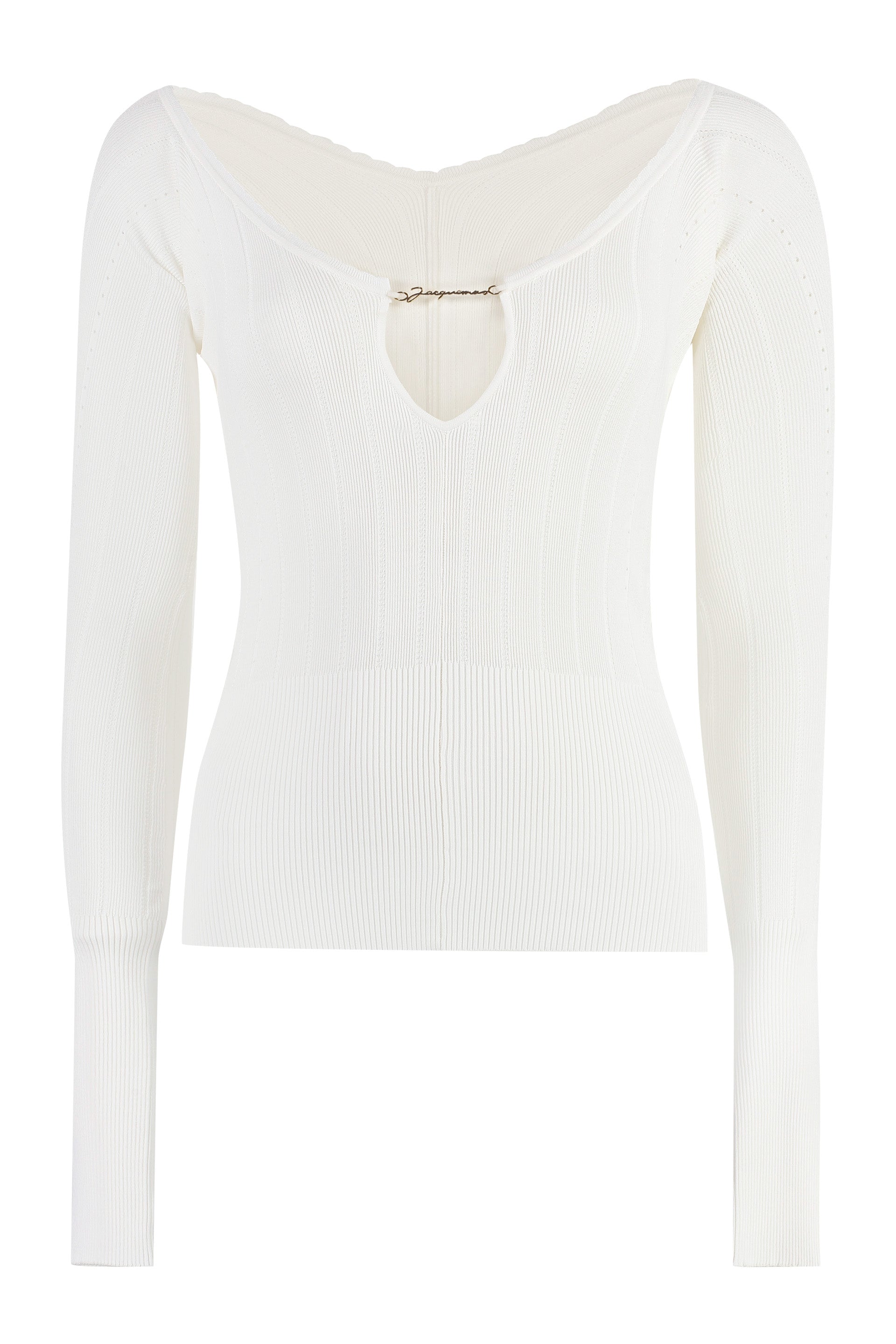 Jacquemus Top Pralù in maglia di viscosa