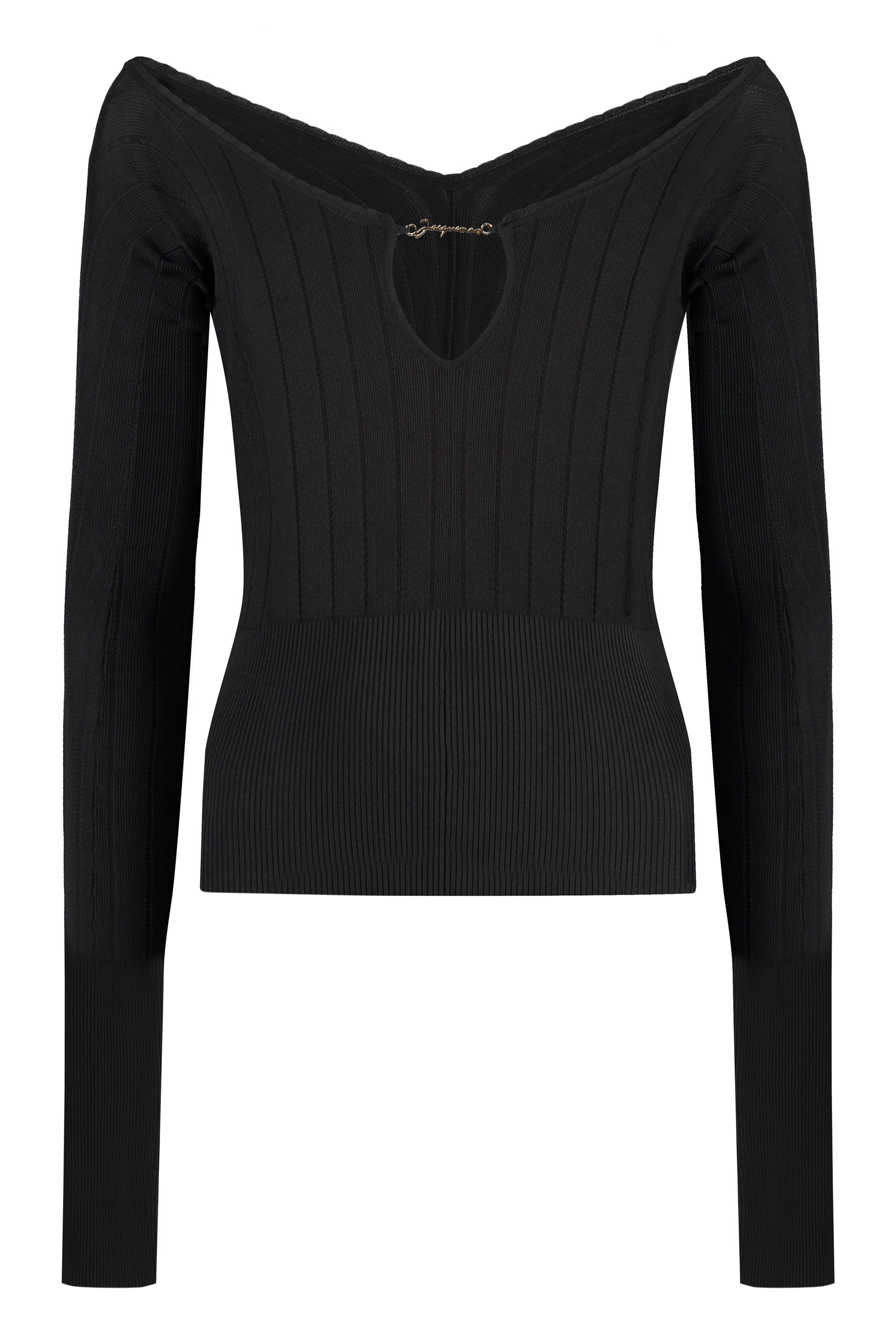 Jacquemus Top Pralù in maglia di viscosa
