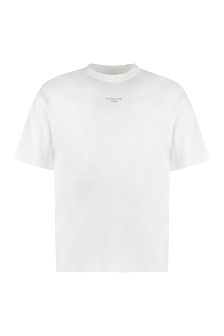 Drôle de Monsieur T-shirt girocollo Slogan Classique in cotone