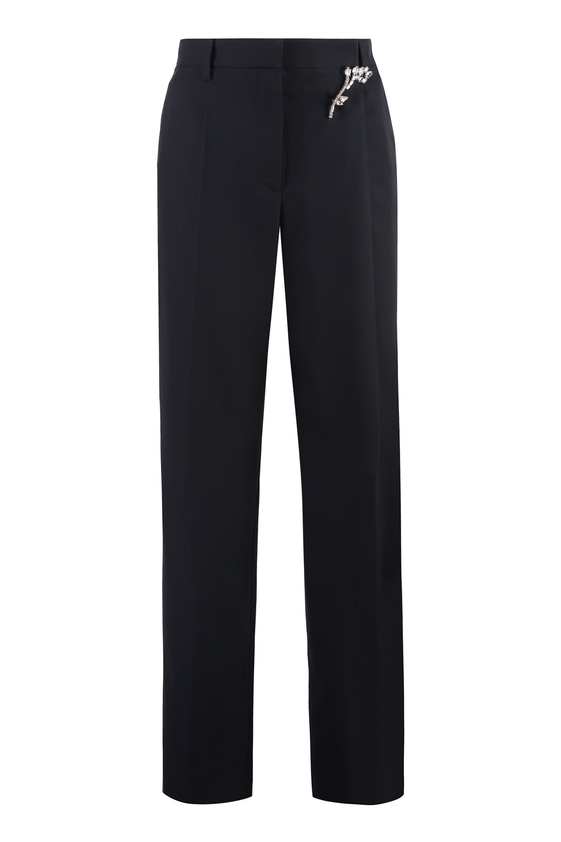 Prada Pantaloni in gabardine di lana