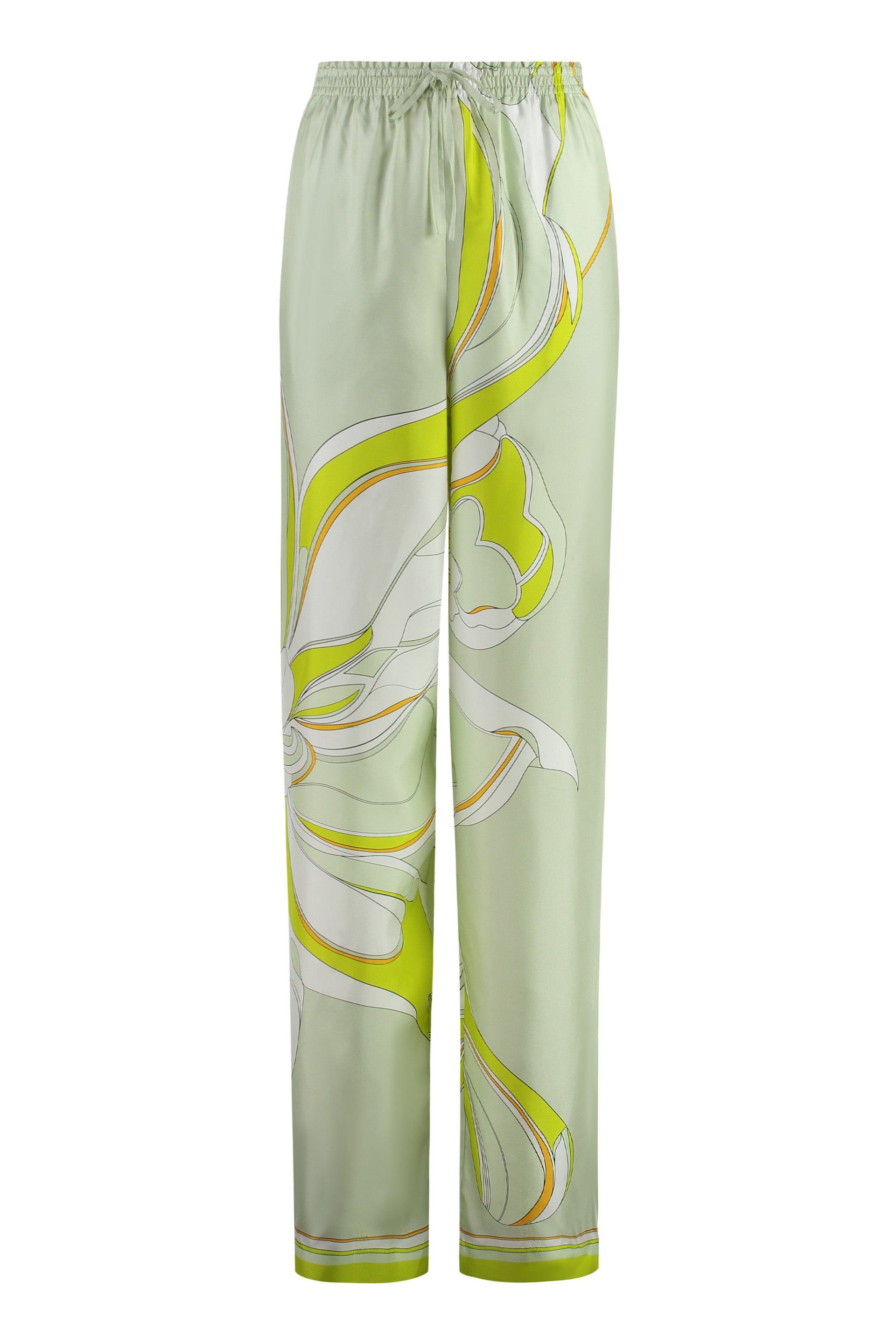 Tory Burch Pantaloni in seta stampata