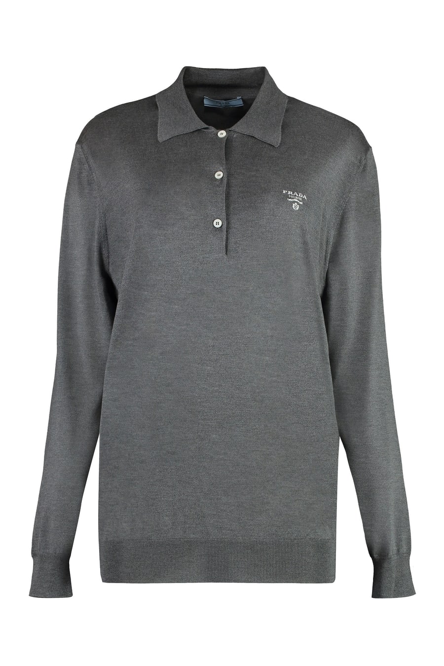 Prada Polo a maniche lunghe in maglia