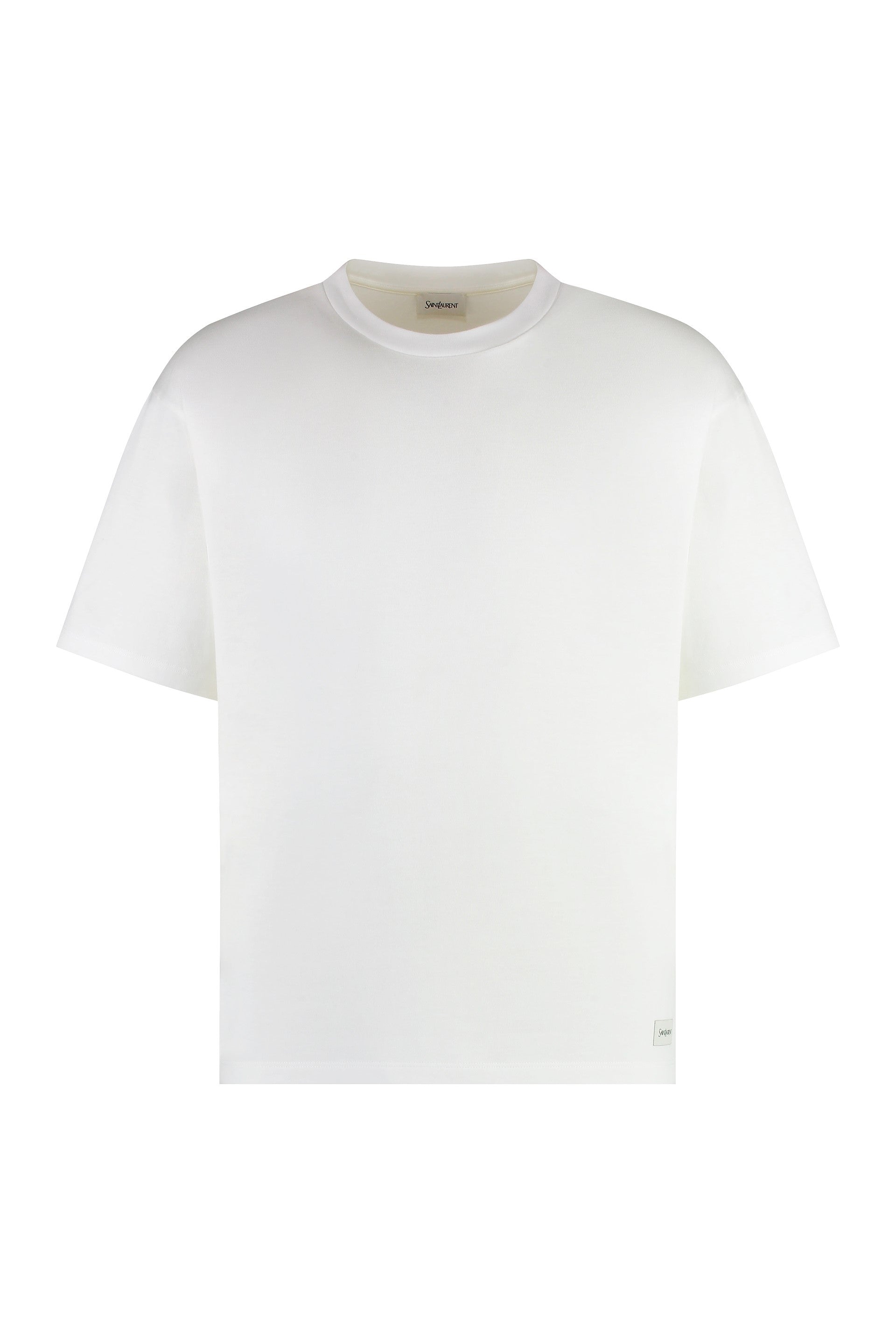 Saint Laurent T-shirt girocollo in cotone