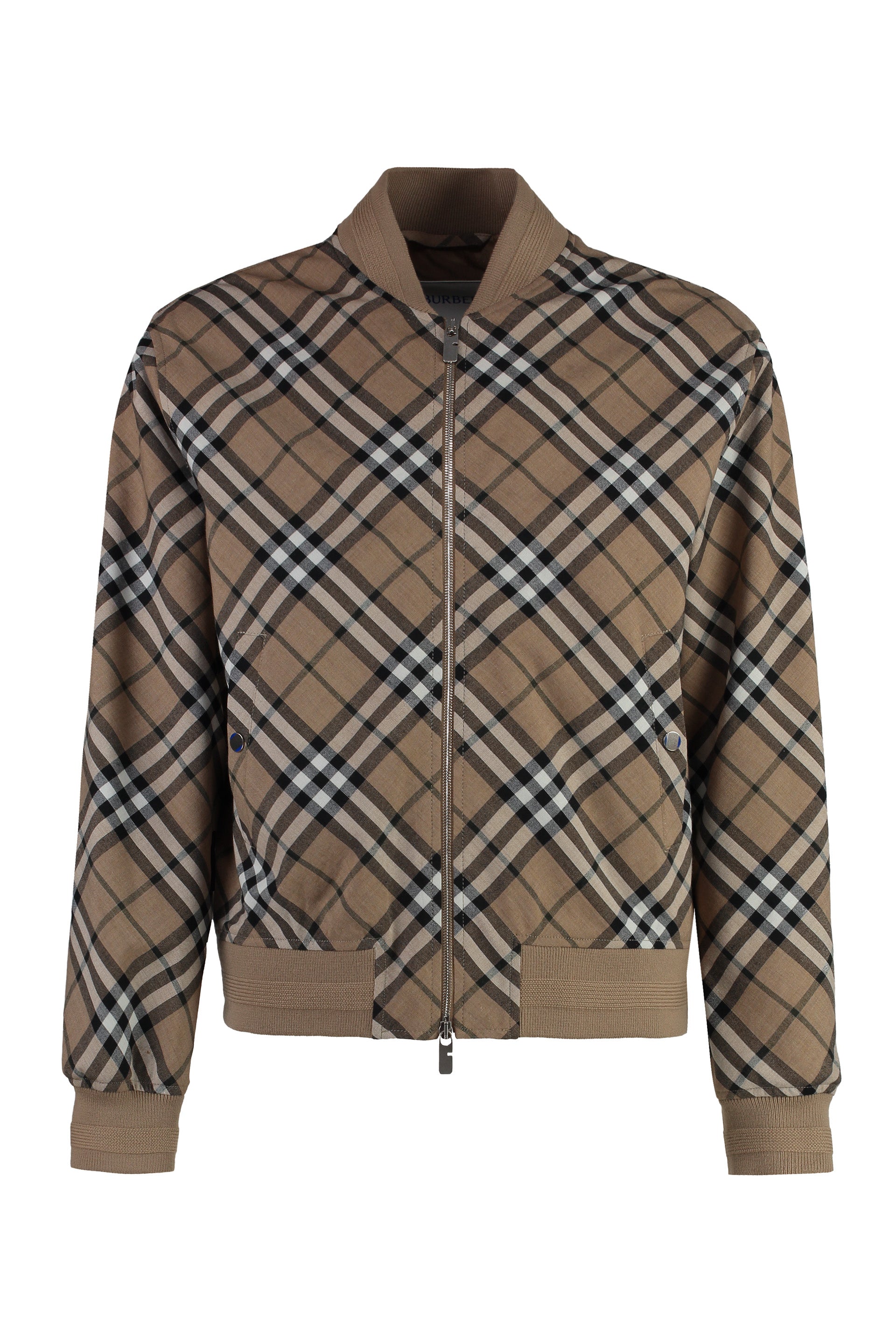 Burberry Giacca taglio bomber in lana