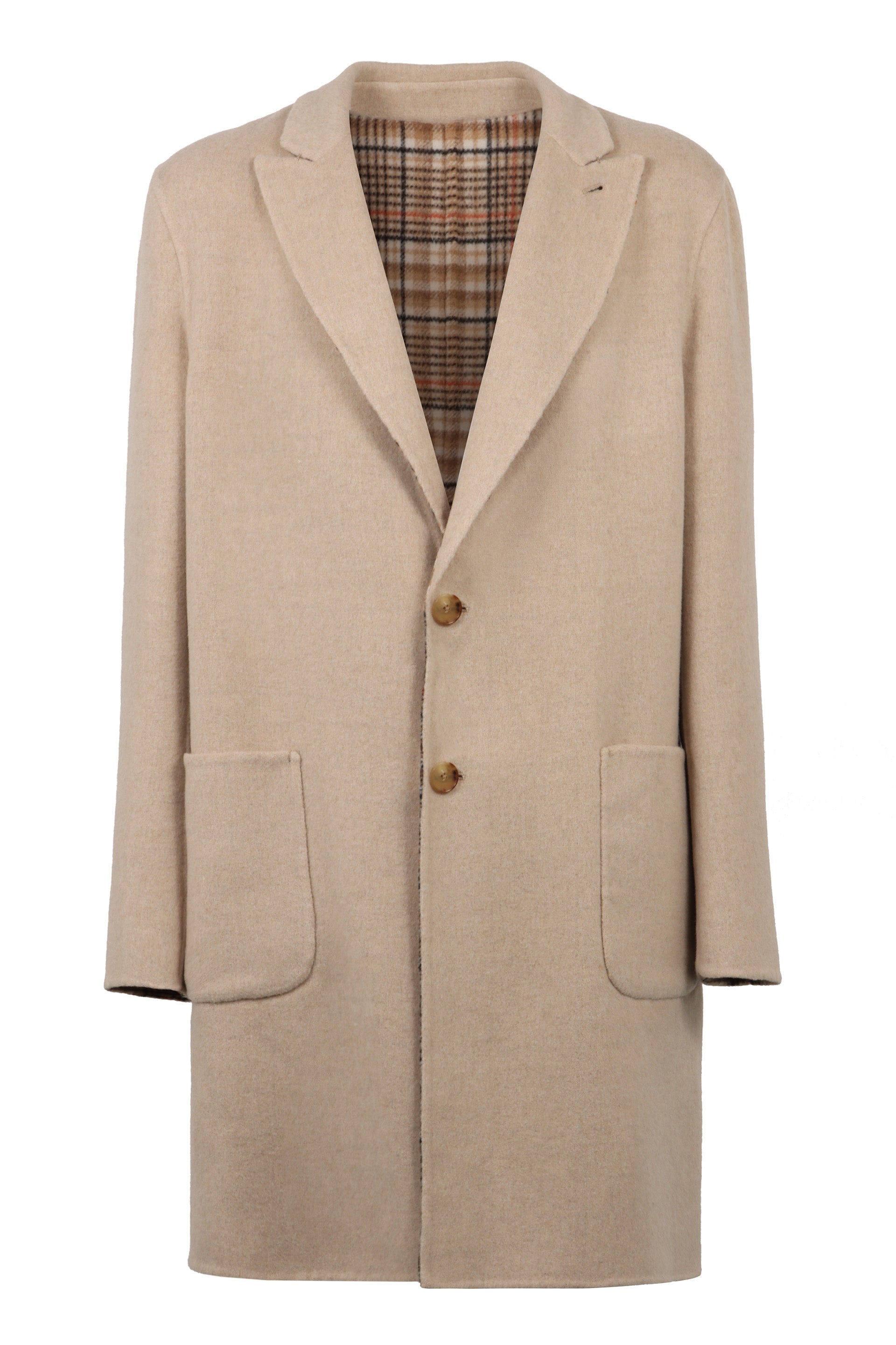 Etro Cappotto reversibile in lana