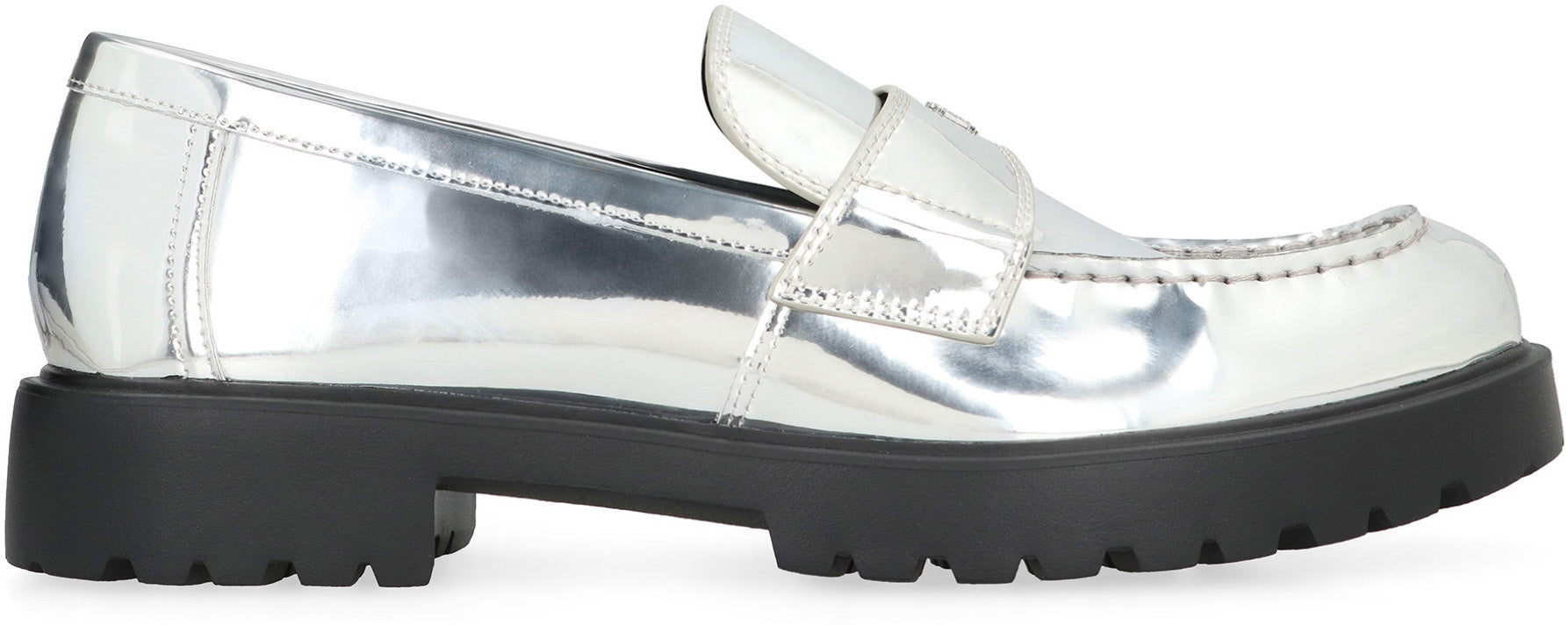 Tory Burch Mocassini in ecopelle metallizzata