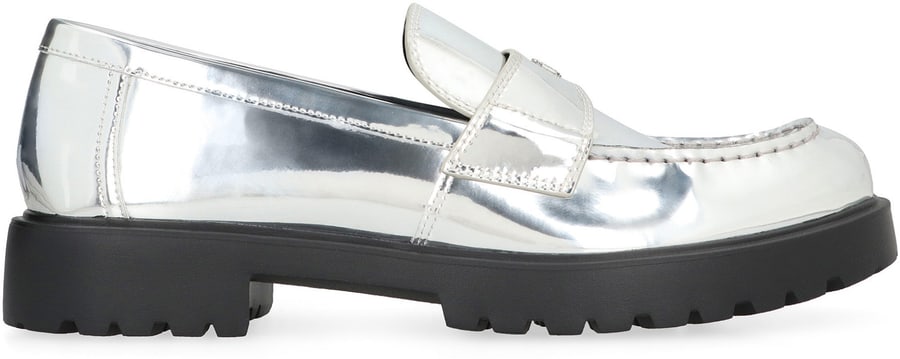Tory Burch Mocassini in ecopelle metallizzata