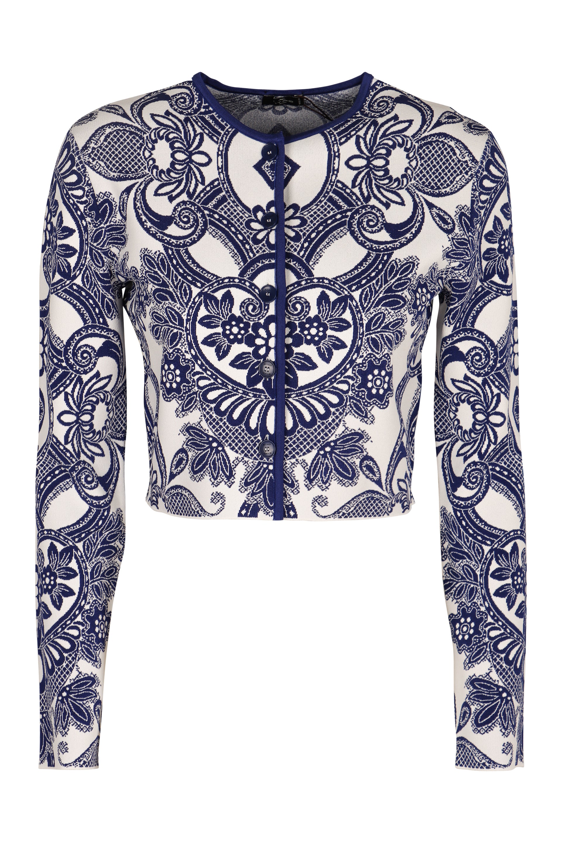 Etro Cardigan in maglia jacquard