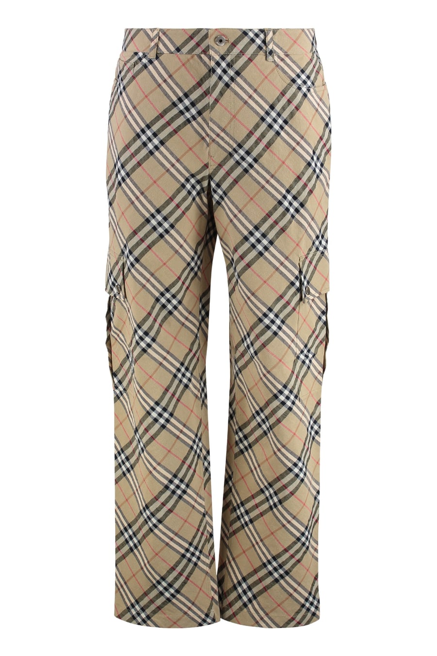 Burberry Pantaloni in lino e cotone