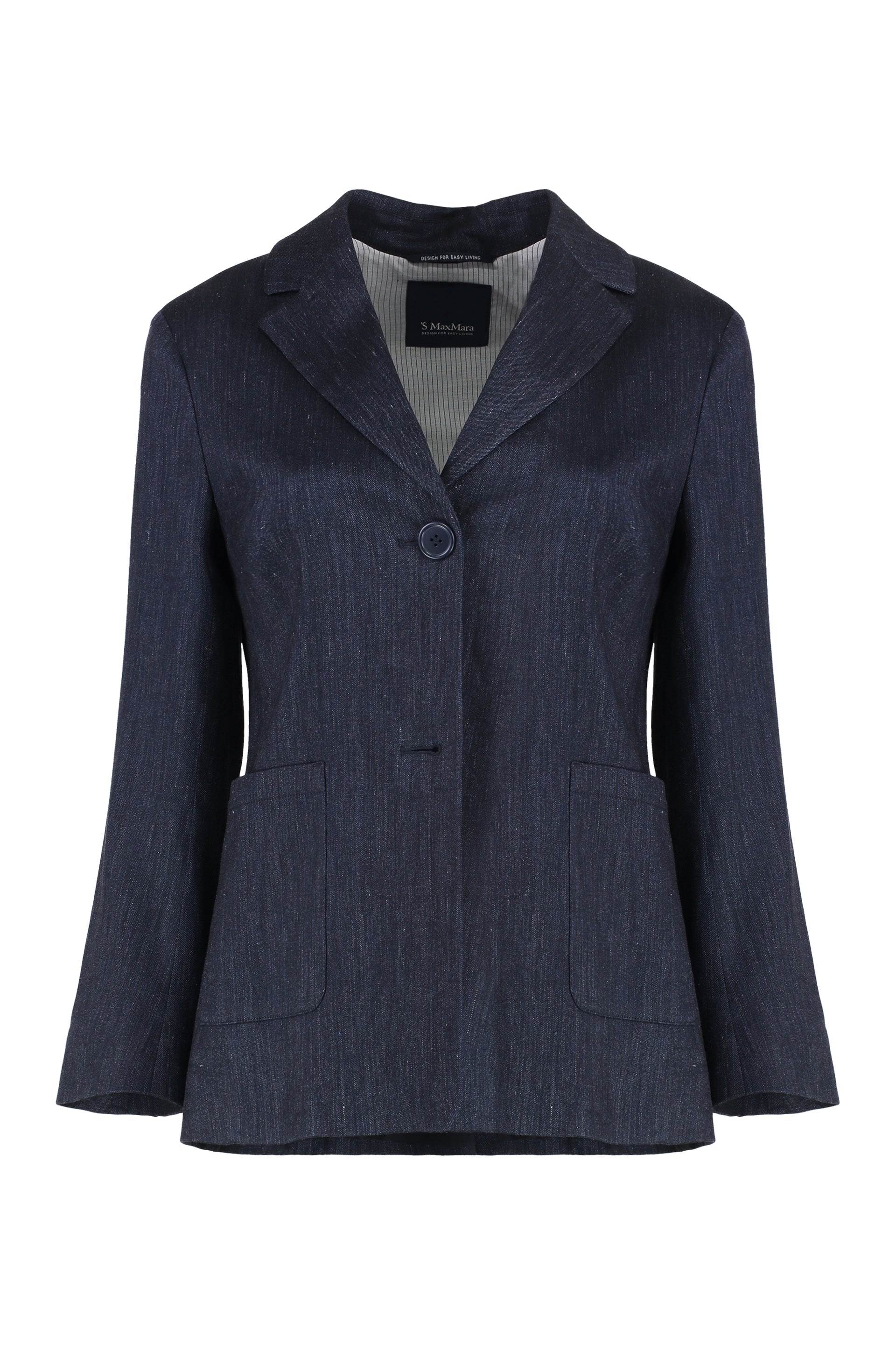 'S Max Mara Blazer Derna in lino