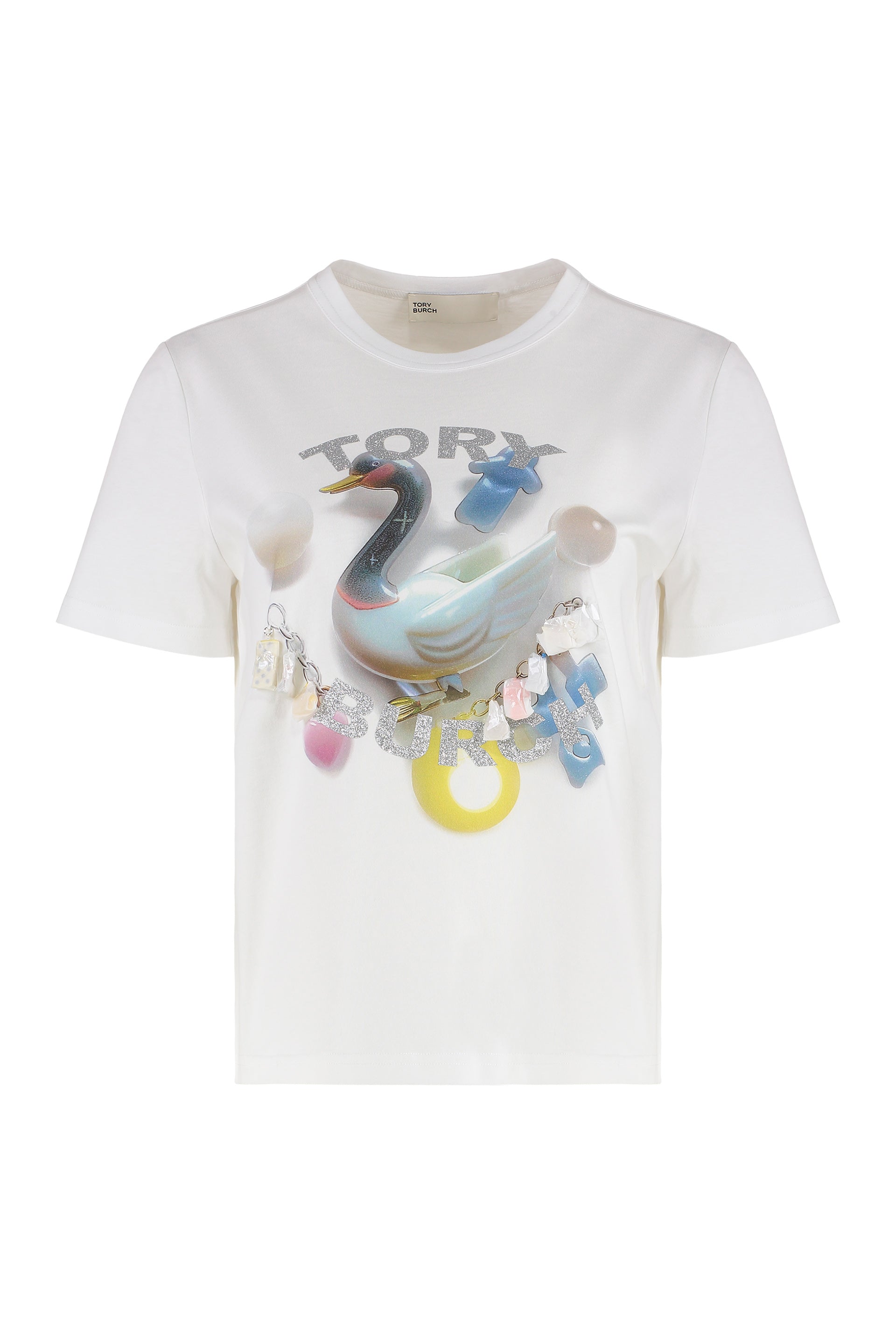 Tory Burch T-shirt girocollo in cotone