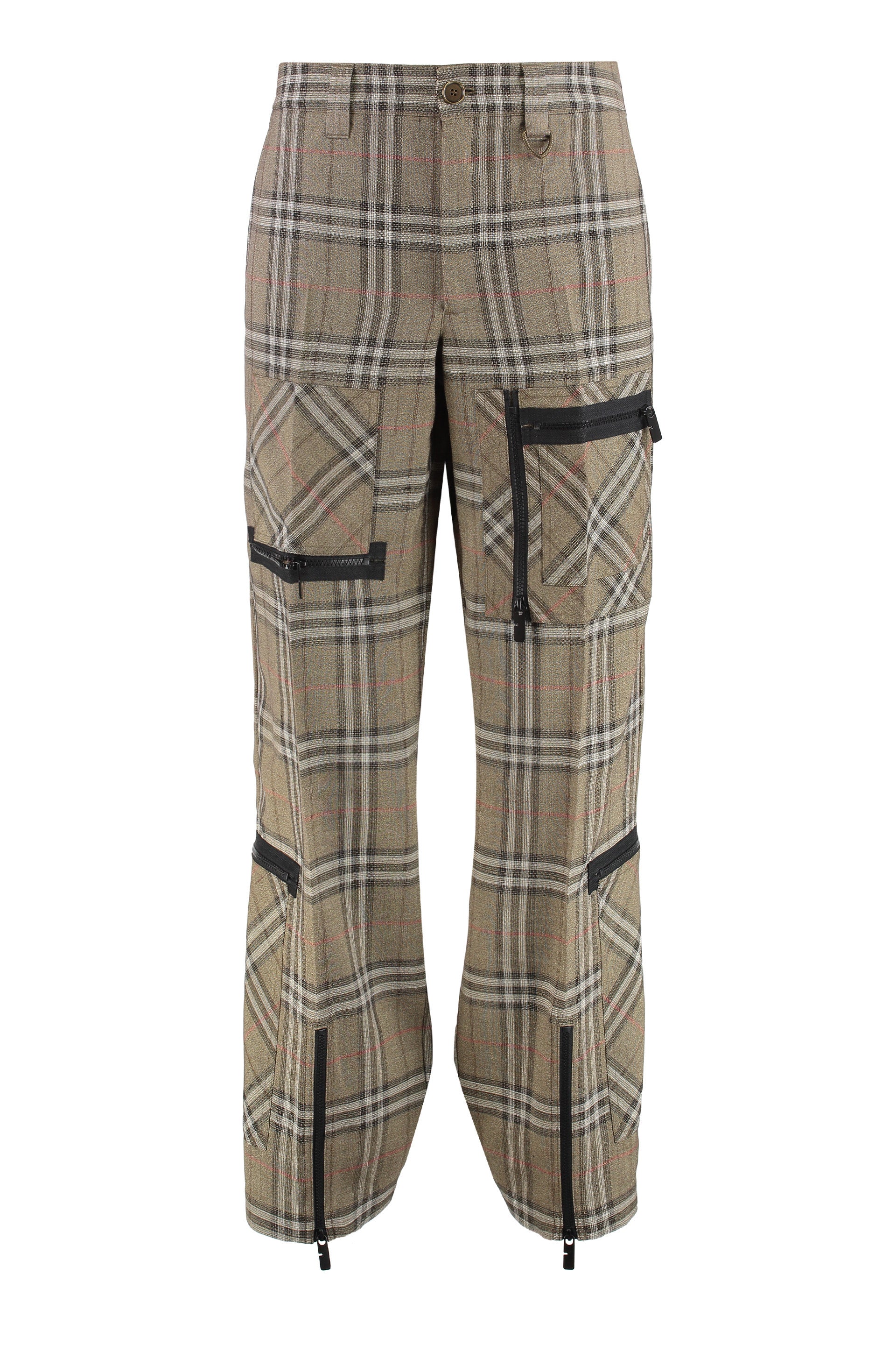 Burberry Pantaloni in motivo Motivo check