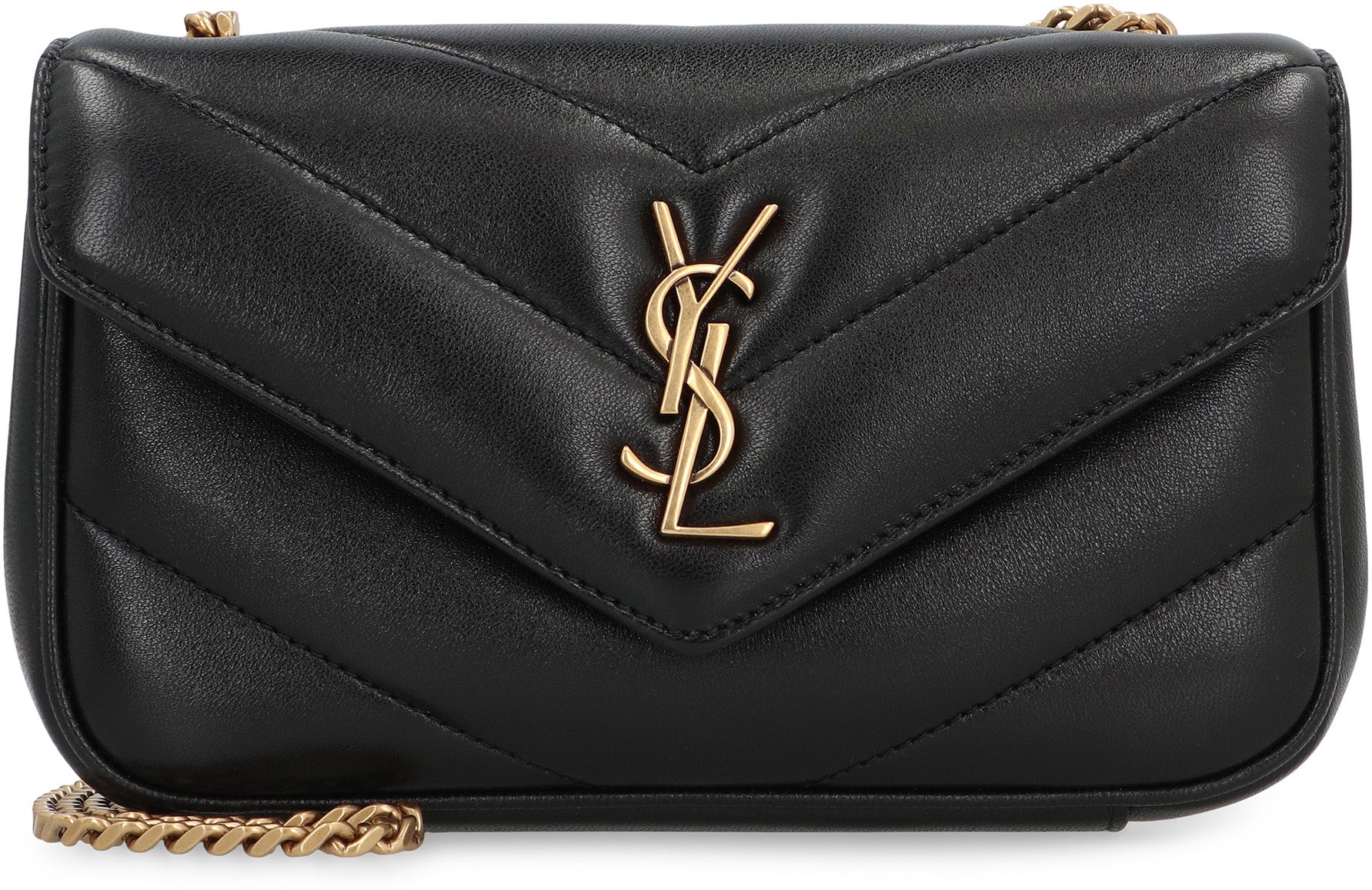 Saint Laurent Borsa Loulou Mini in pelle