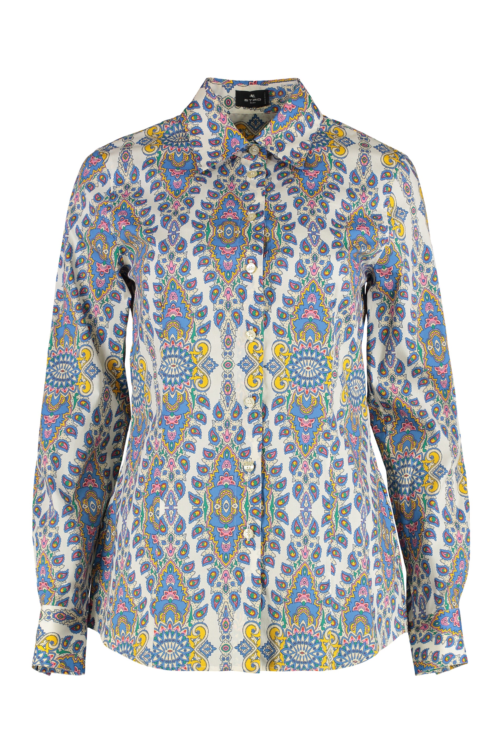 Etro Camicia in popeline di cotone stampata