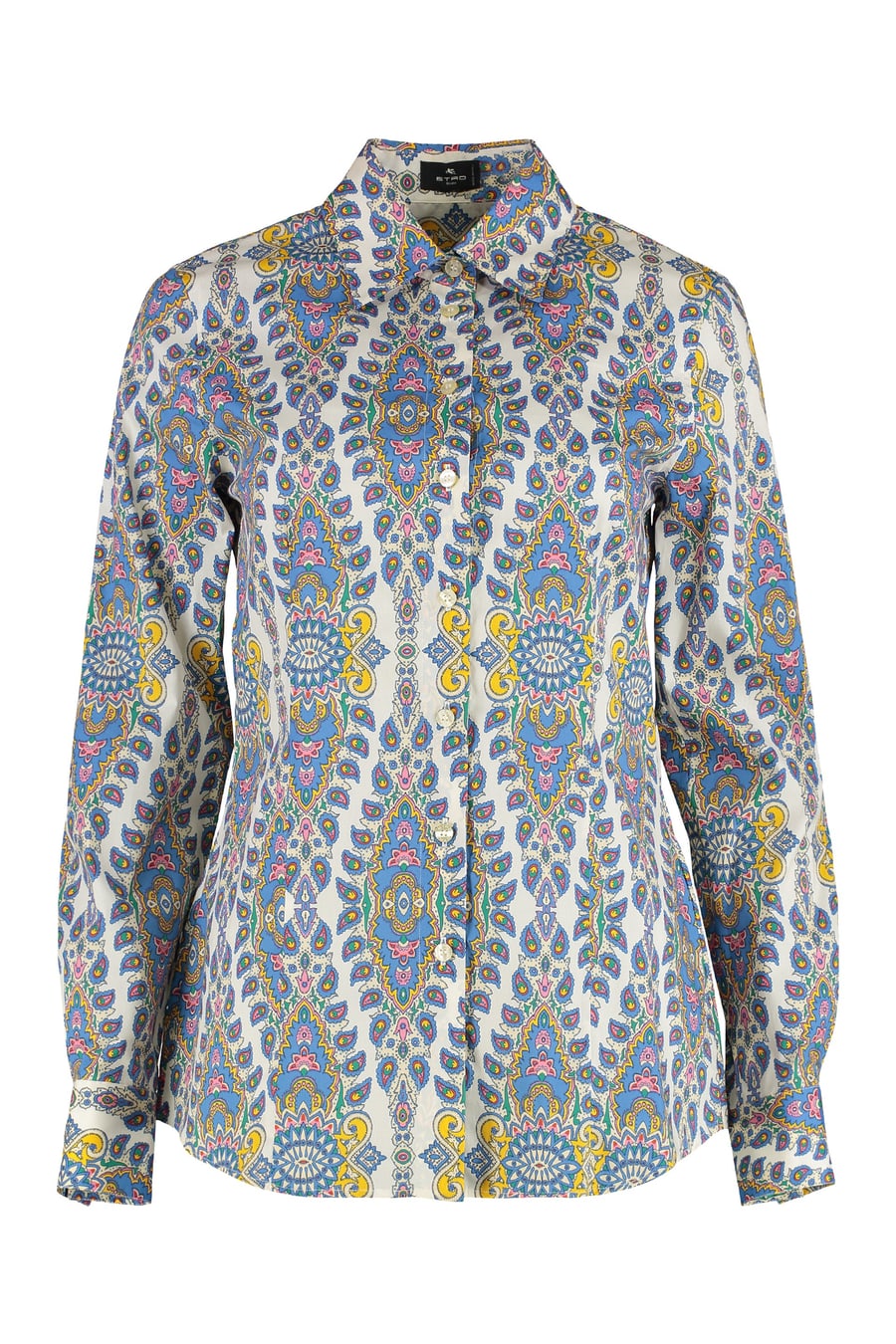 Etro Camicia in popeline di cotone stampata