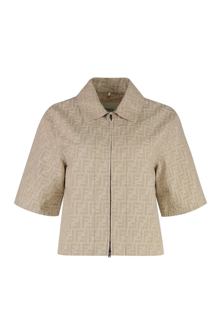Fendi Giacca in cotone e lino