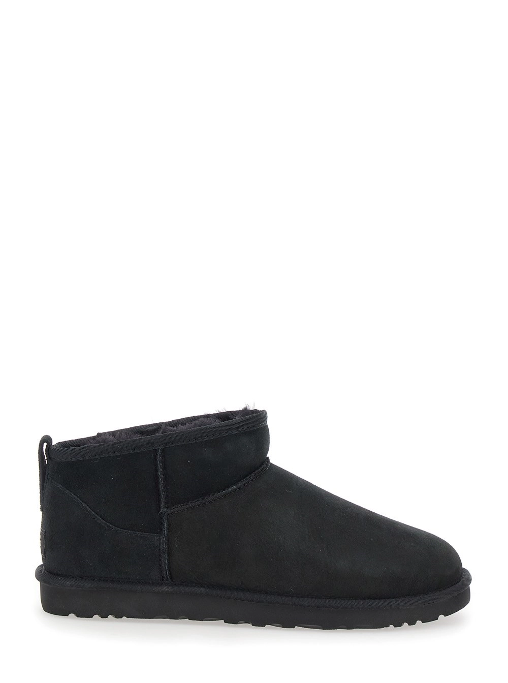 UGG Stivali 'Ultra Mini' in Suede Neri Uomo