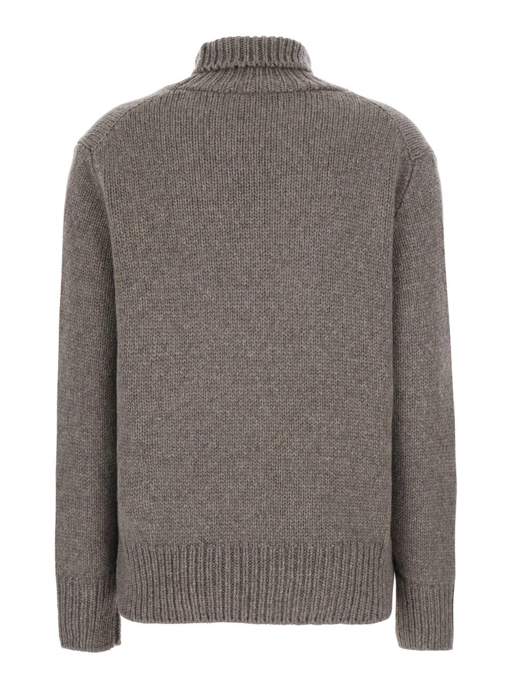 The Row Maglione 'PLIRA' con design a coste e collo alto in Cashmere marrone Donna, view 2