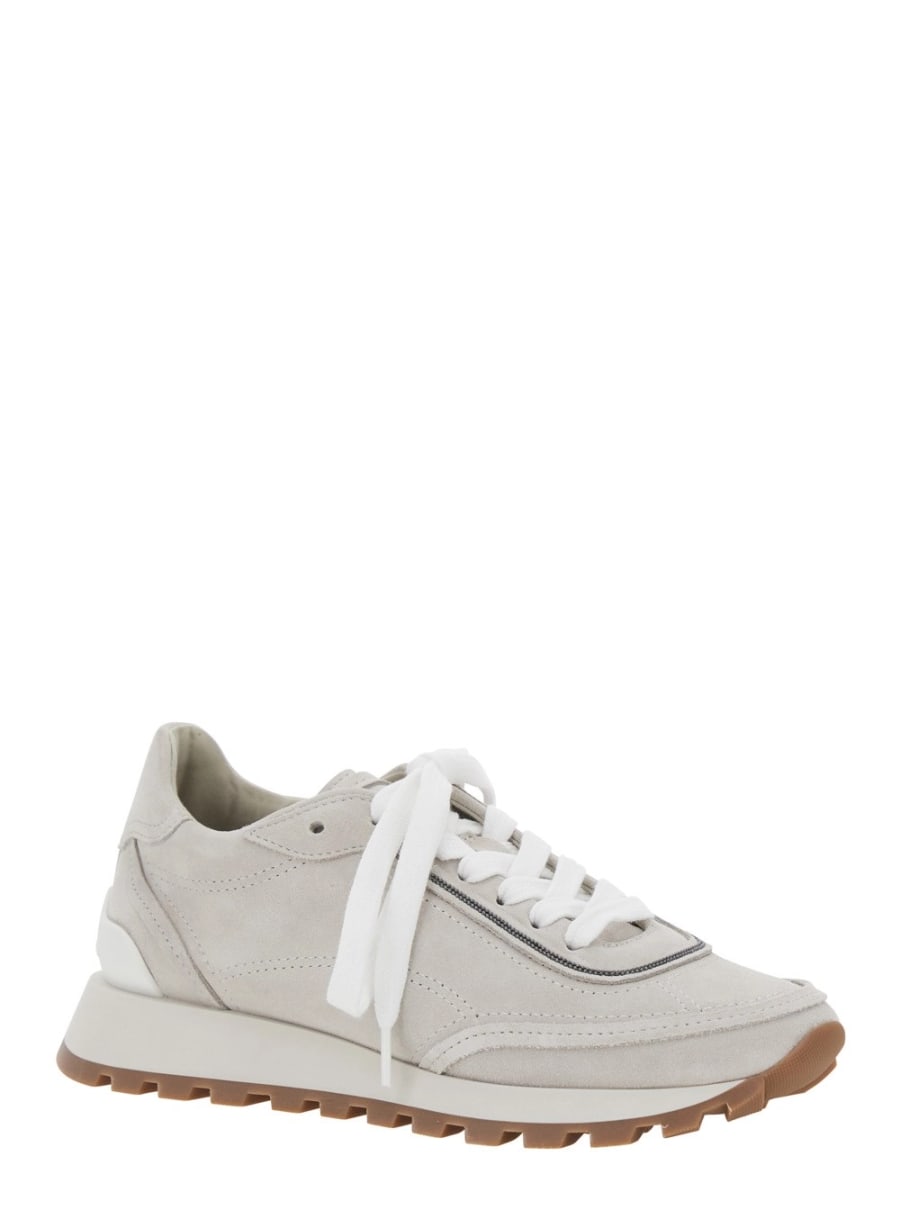 Brunello Cucinelli SNEAKER SUEDE, view 2