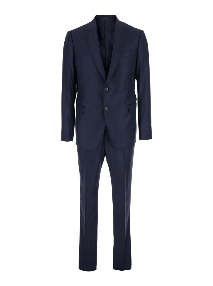 Emporio Armani Completo Blu con Giacca e Pantaloni