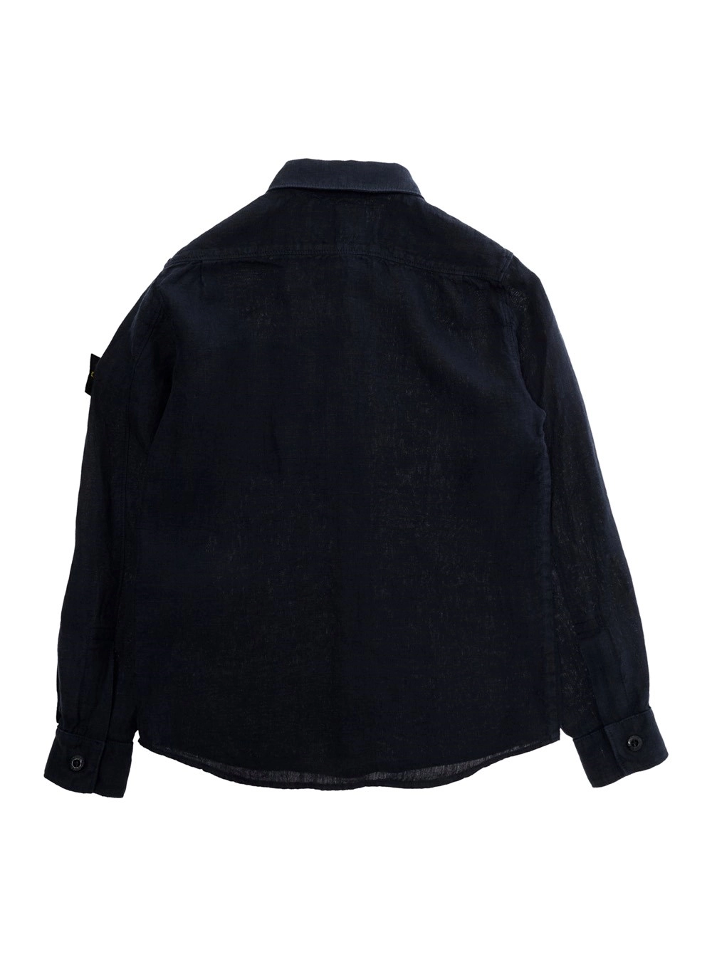 Stone island kids L1S161100003S0145V0020 Blu Camicia in Lino Uomo, view 2
