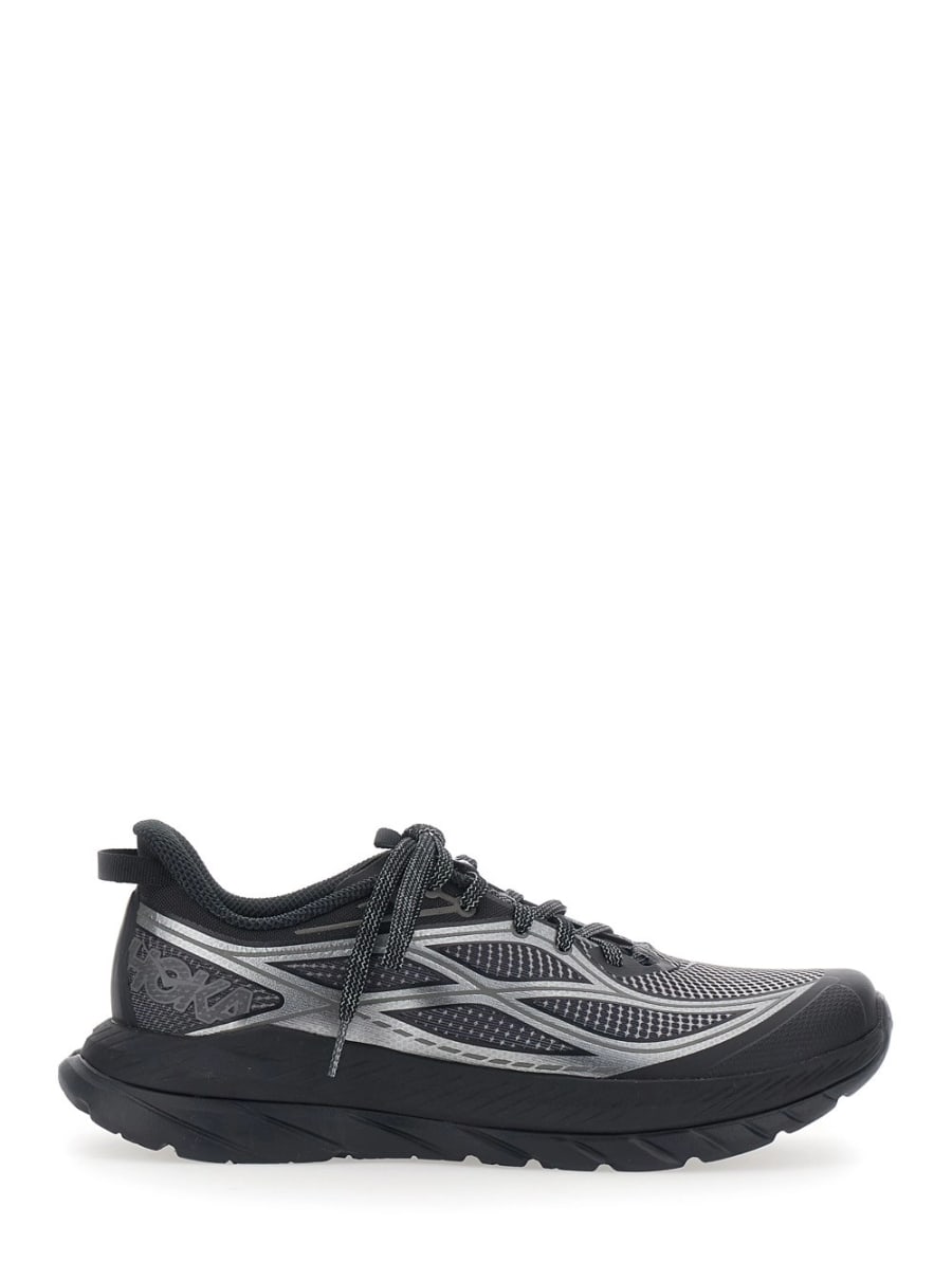 Hoka Sneakers 'Mach Remastered Aura' Low Top con Stampa Grafica Camouflage in Tessuto Tecnico Nere Unisex