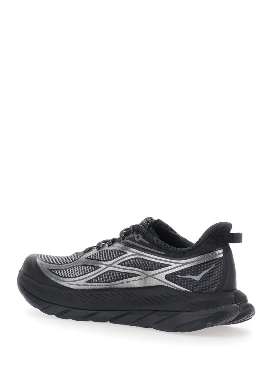 Hoka Sneakers 'Mach Remastered Aura' Low Top con Stampa Grafica Camouflage in Tessuto Tecnico Nere Unisex, view 3