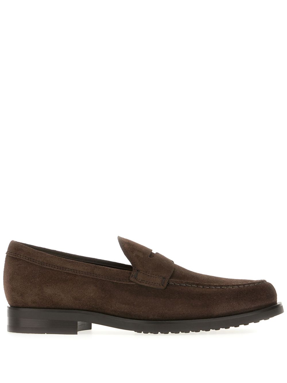 Tod's Mocassino elegante in suede marrone