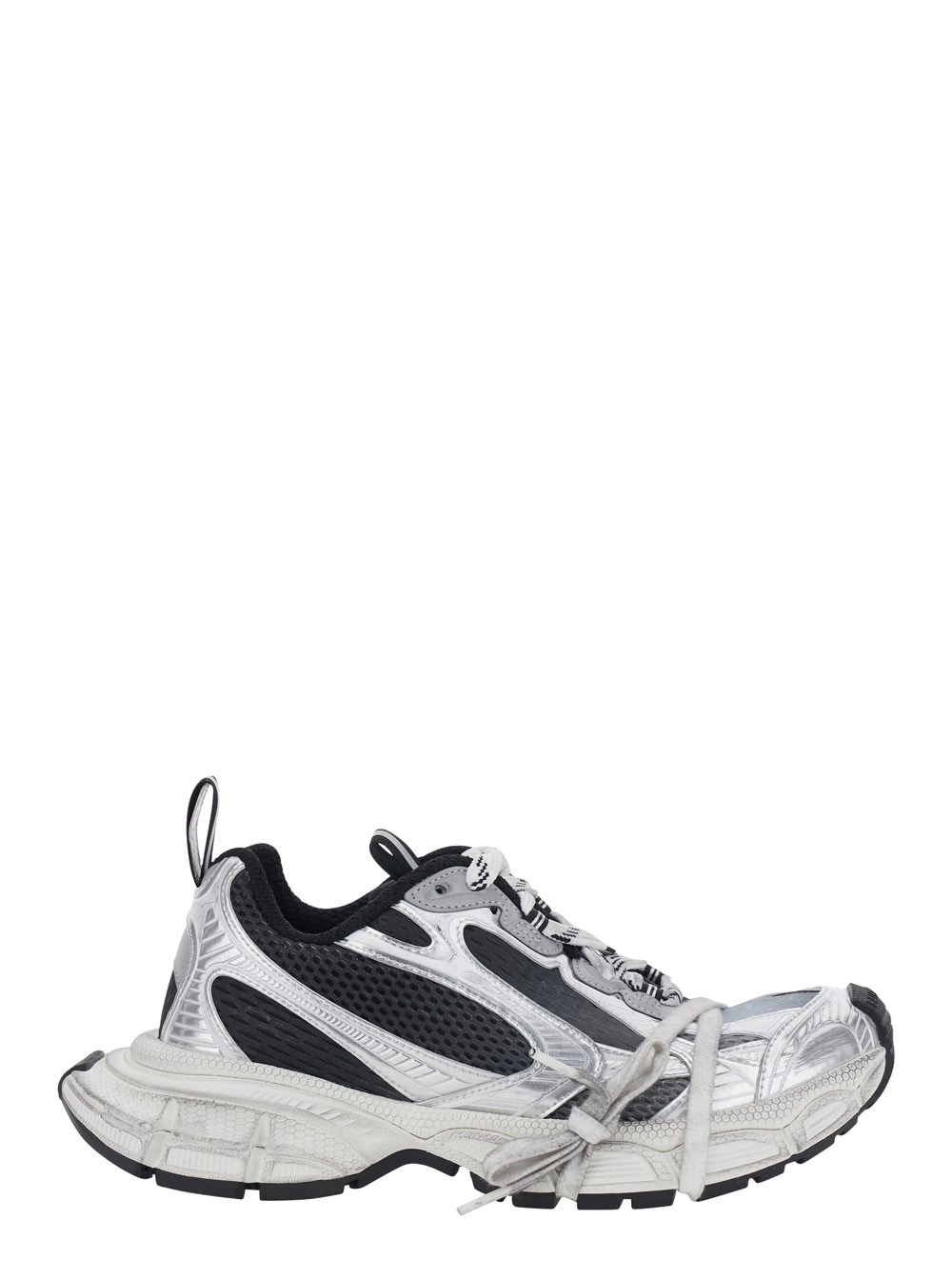 Balenciaga Sneaker '3XL' con Logo sulla Punta in Mix di Tessuto Tecnico grigie donna