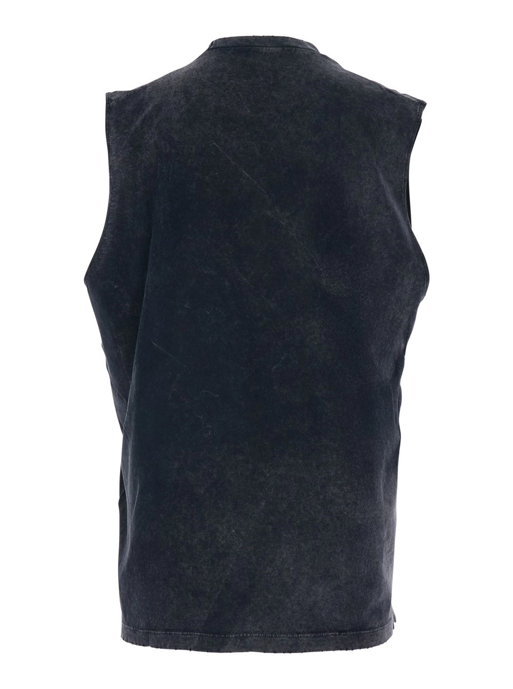 Dsquared2 Top 'D2 x Magliano' Girocollo con Logo Lettering e Stampa sul Fronte in Cotone Nero Uomo, view 2