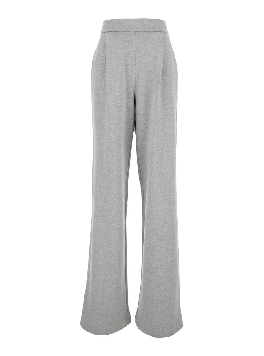 Dries Van Noten Pantaloni "Hartia" Tuta in Tessuto Grigio Donna