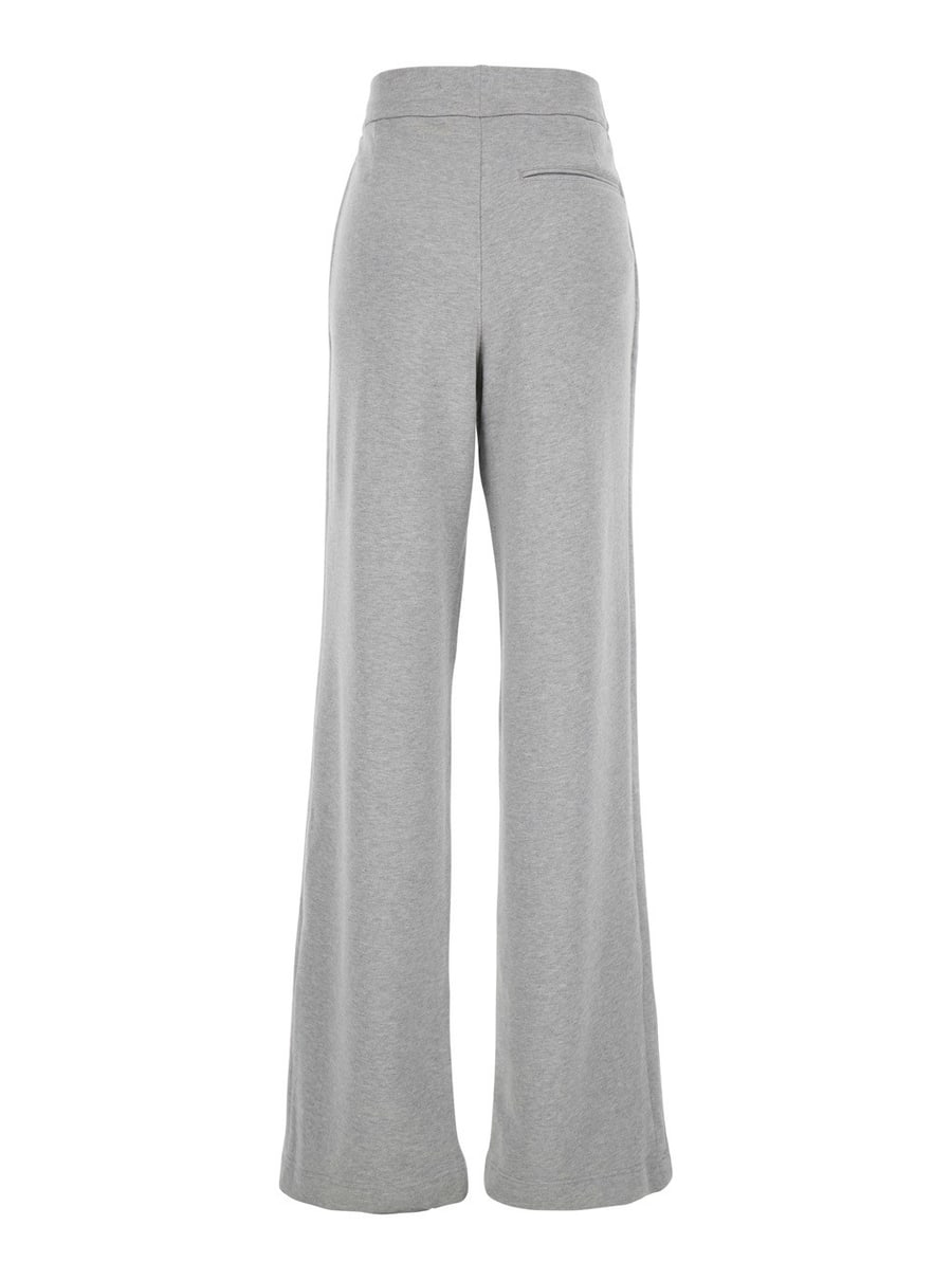 Dries Van Noten Pantaloni "Hartia" Tuta in Tessuto Grigio Donna, view 2