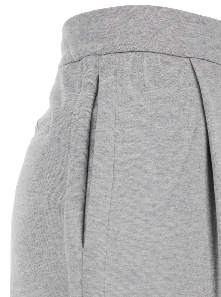 Dries Van Noten Pantaloni "Hartia" Tuta in Tessuto Grigio Donna, view 3