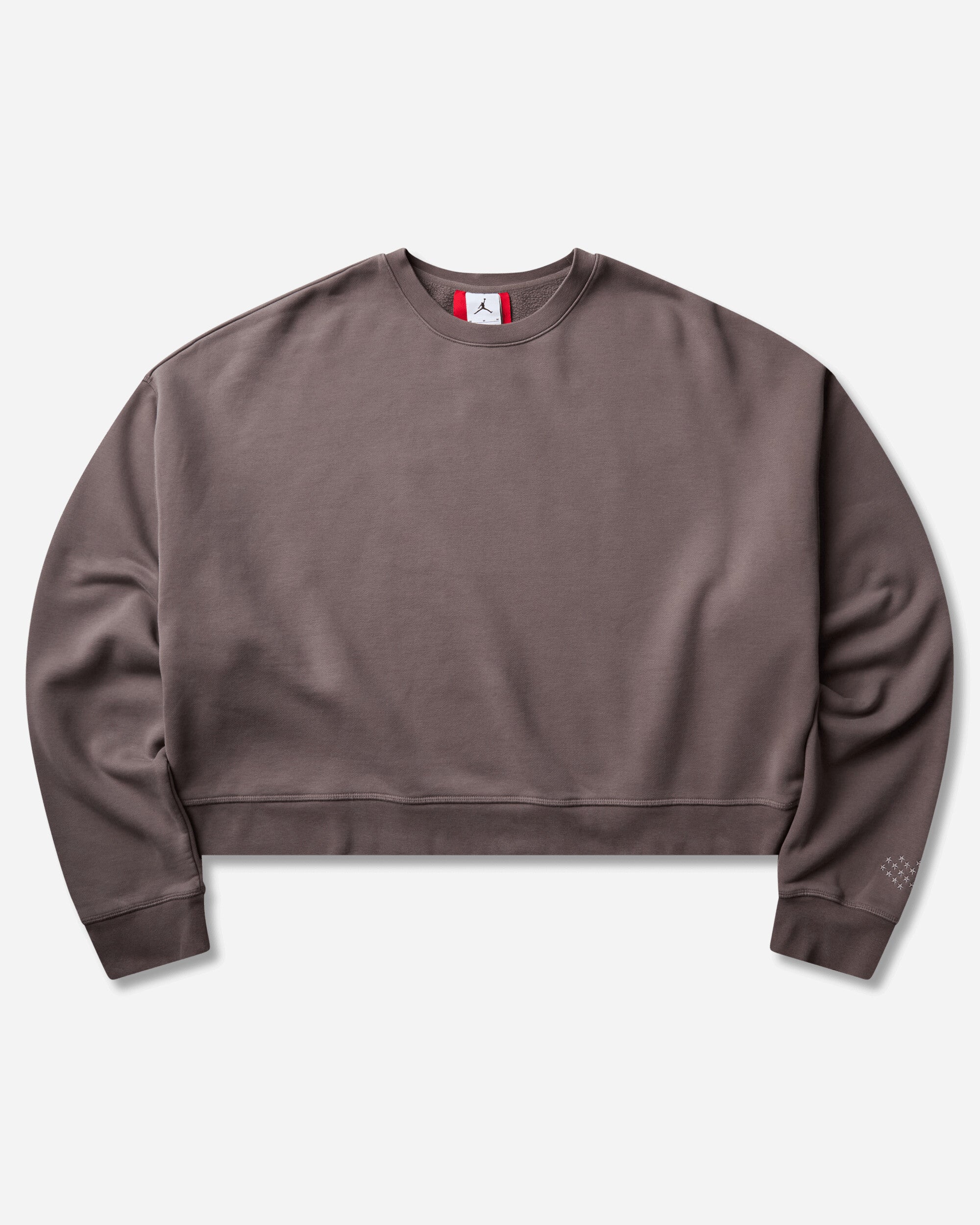 Nike Jordan Men's In1House Crop Crewneck Sweatshirt Cave Stone