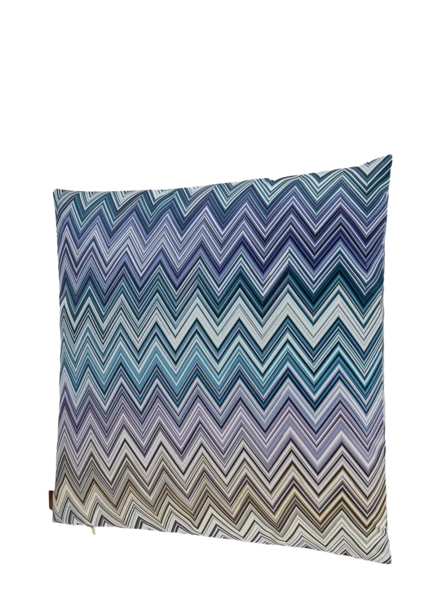 Missoni home Cuscino JARRIS con motivo zigzag in tessuto tecnico multicolore unisex, view 2
