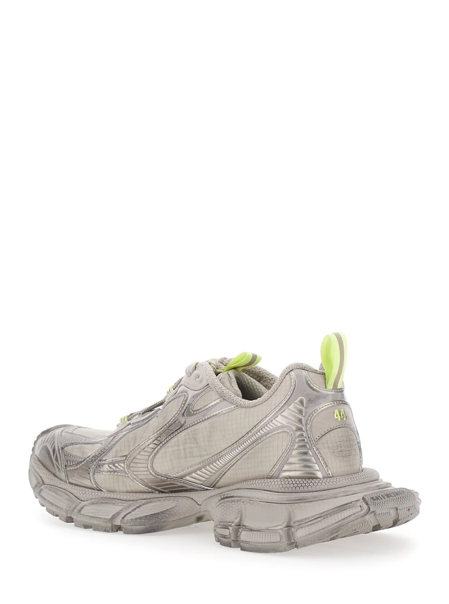 Balenciaga Sneaker Low Top '3XL' con Dettaglio Logo inTessuto Tecnico Beige Uomo, view 3