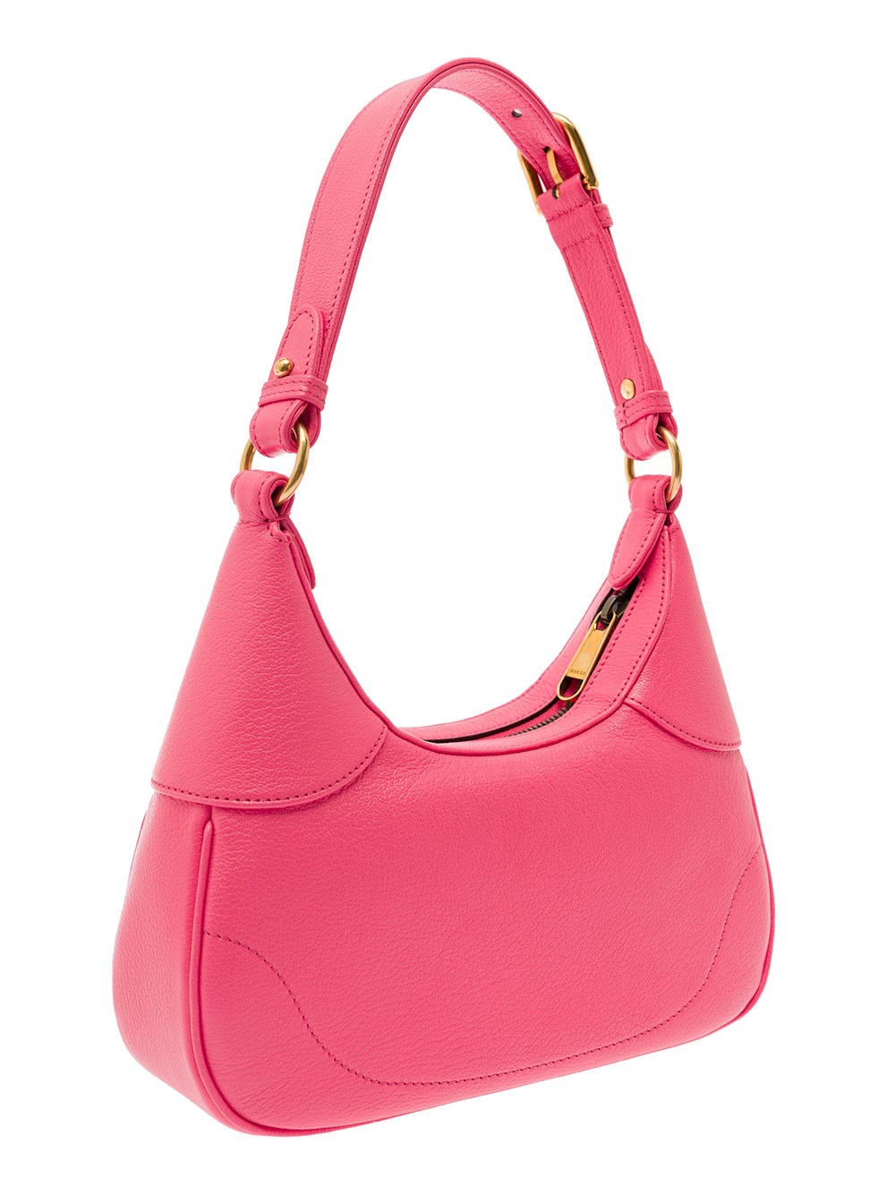 Gucci Borsa a Spalla Hobo Aphrodite Piccola Rosa in Pelle Donna, view 2