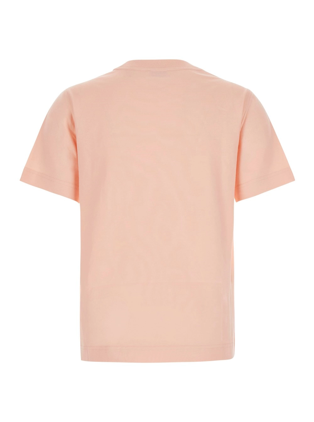 Burberry T-shirt con logo EKD ricamato sul fronte in Cotone rosa donna, view 2