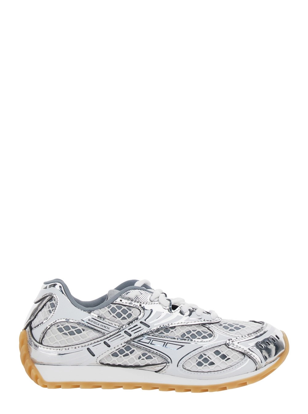 Bottega Veneta Sneaker 'Orbit' con Dettaglio Logo Lettering in Tessuto Tecnico bianche donna