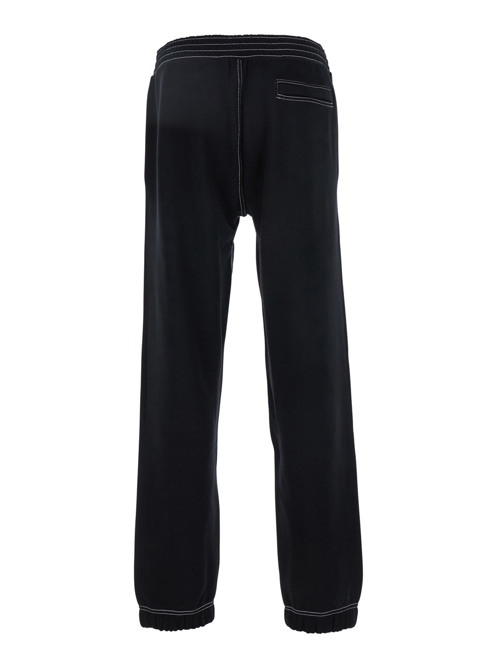 Givenchy Pantaloni Jogger con Ricamo 4G in Cotone Neri Uomo, view 2