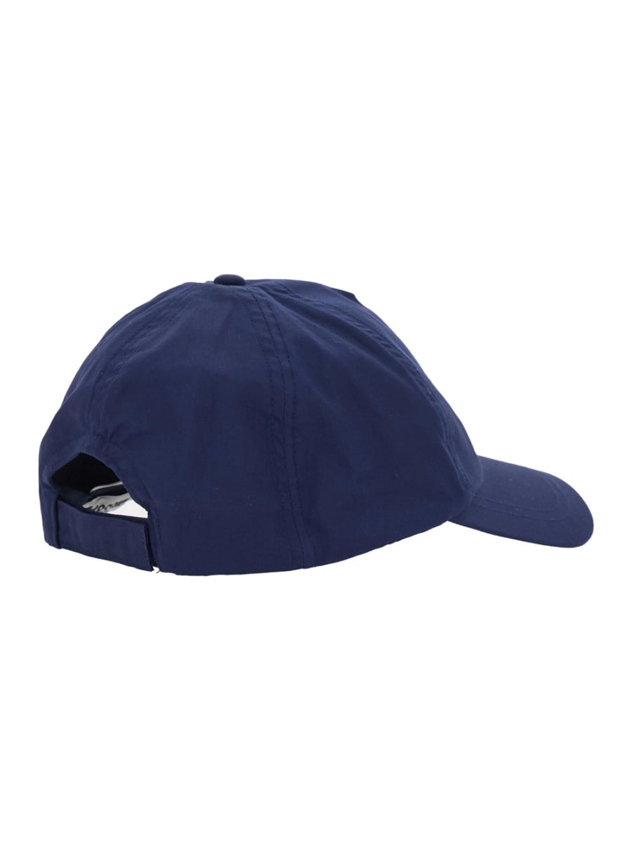 Moschino kids Cappello da Baseball 'Logo' con Logo sul Fronte in Cotone Blu Bambino, view 2